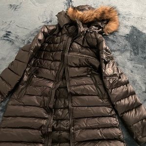 MONCLER Norme Afnor DUVET NEUF G32-003 Women’s long puffer Jacket. Size 1/ small